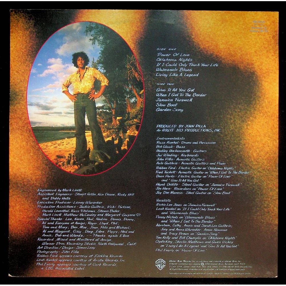 EBOND Arlo Guthrie - Power Of Love Vinile V056099