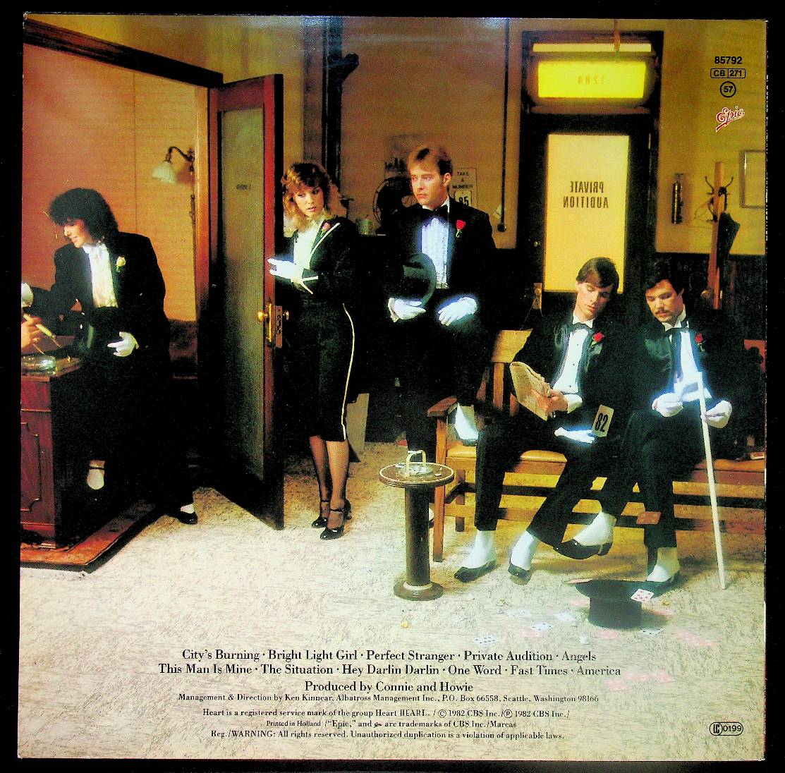 EBOND Heart - Private Audition - Epic - Epc 85792 -- V056106 Vinile V056106