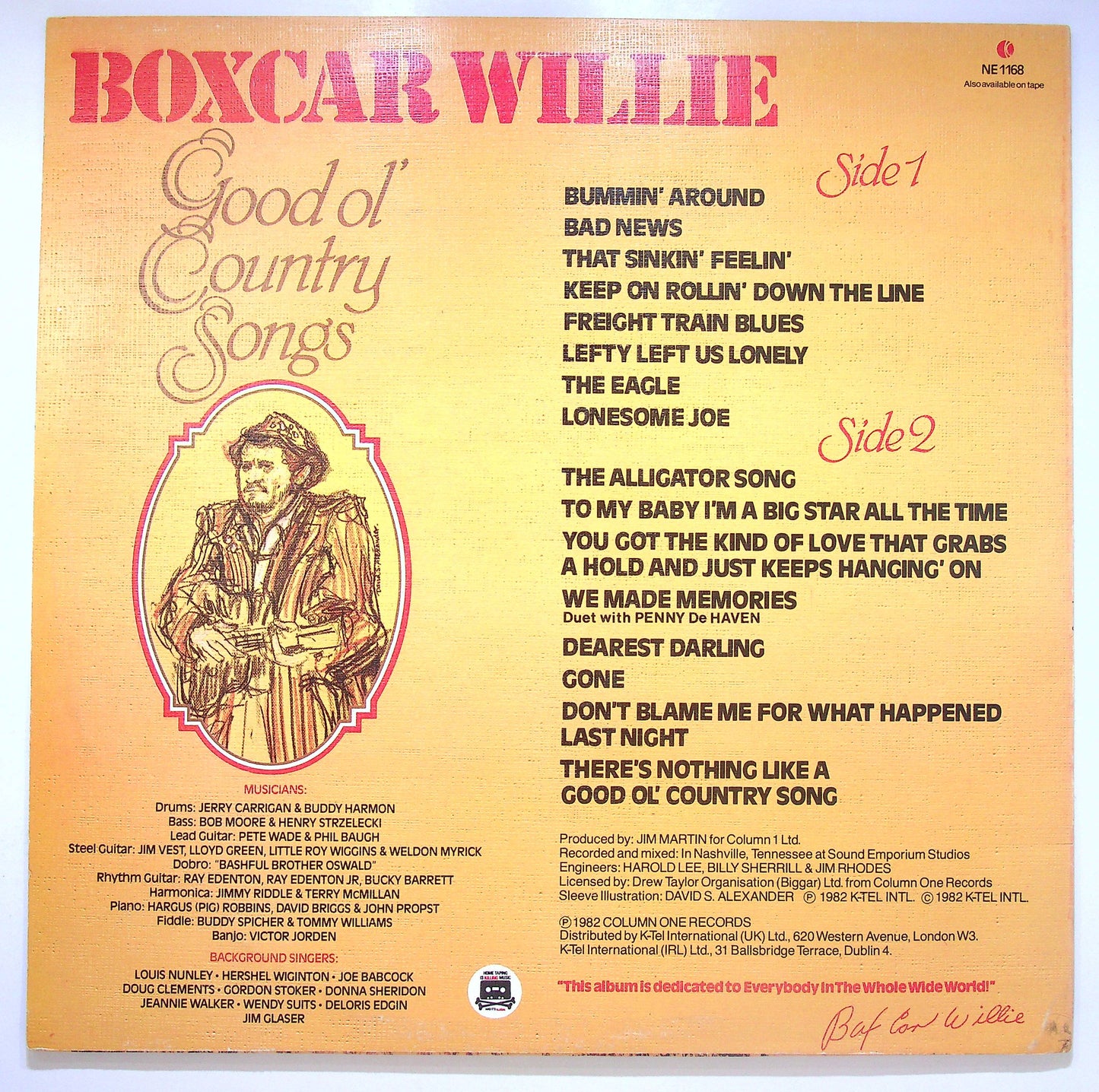 EBOND Boxcar Willie - Good Old Country Songs Vinile V064081