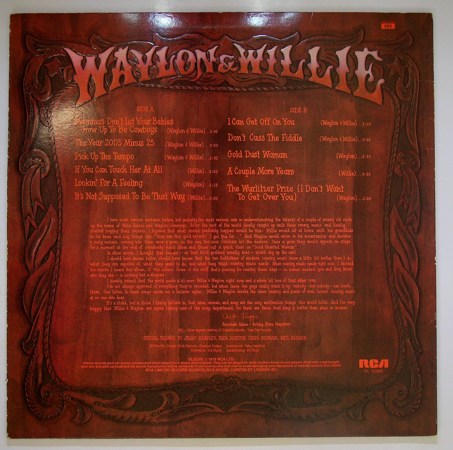 EBOND Waylon & Willie - Waylon & Willie Vinile V064123