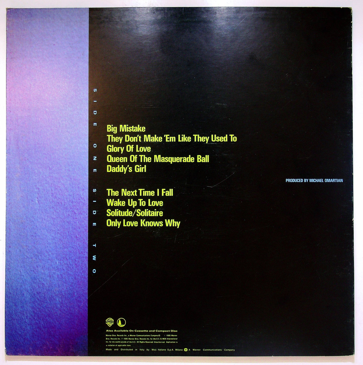 EBOND Peter Cetera - Solitude / Solitaire Vinile V065007