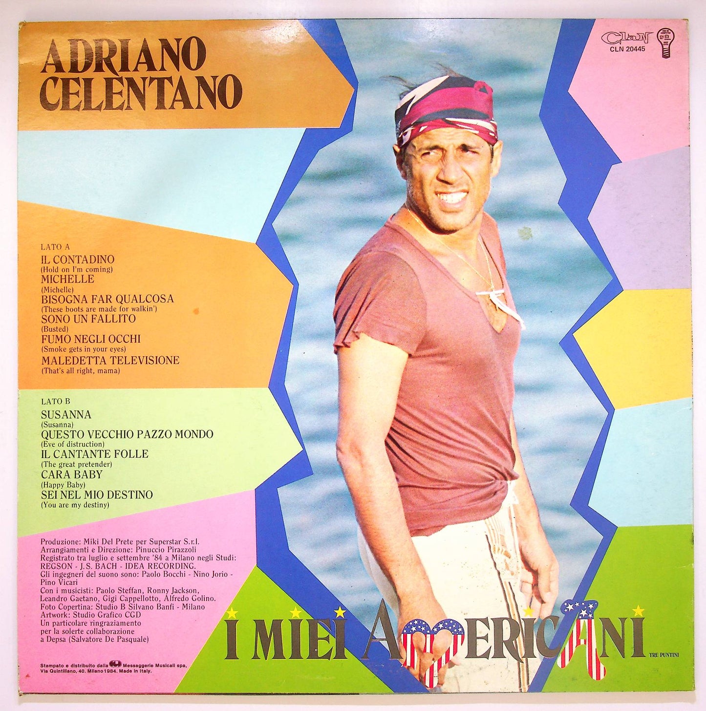 EBOND Adriano Celentano - I Miei Americani (Tre Puntini) Vinile V065037