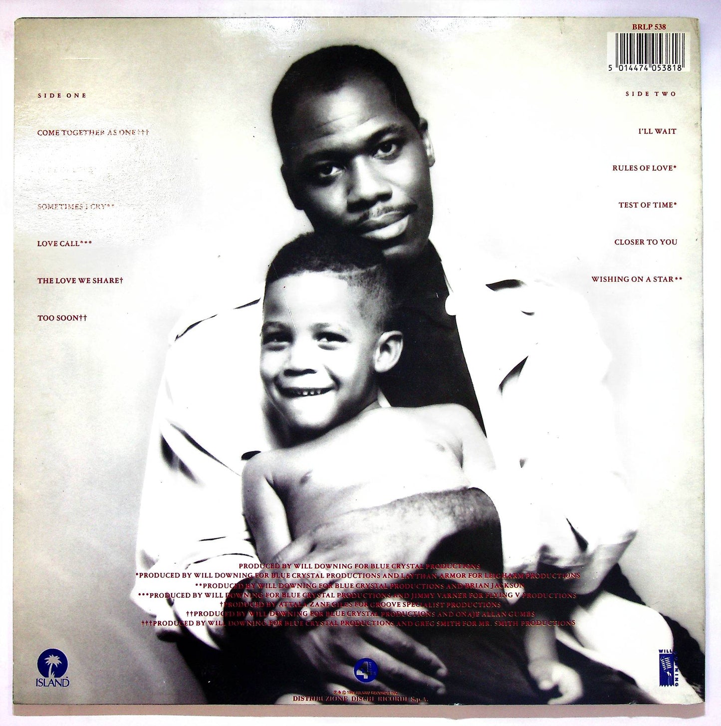 EBOND Will Downing - Come Together As One Vinile V065052