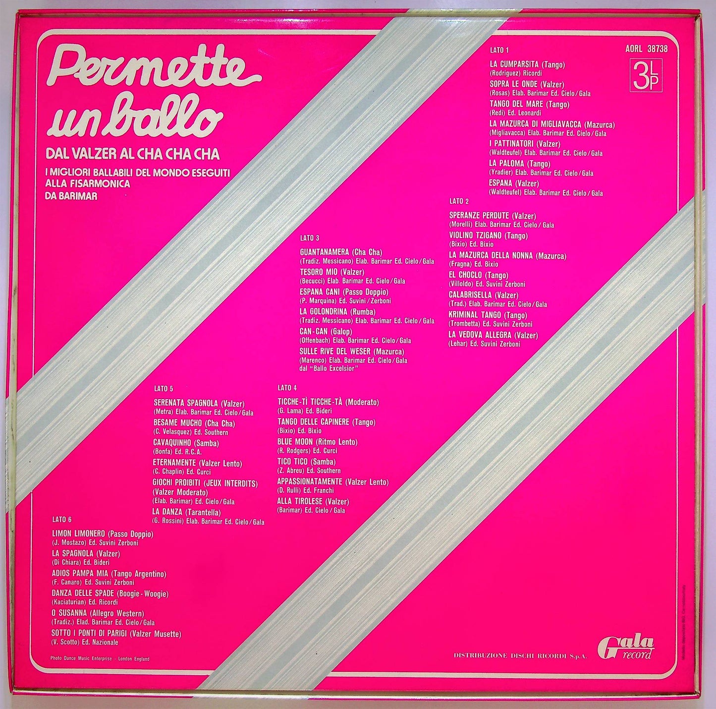EBOND Mario Barimar - Permette Un Ballo Vinile V065078