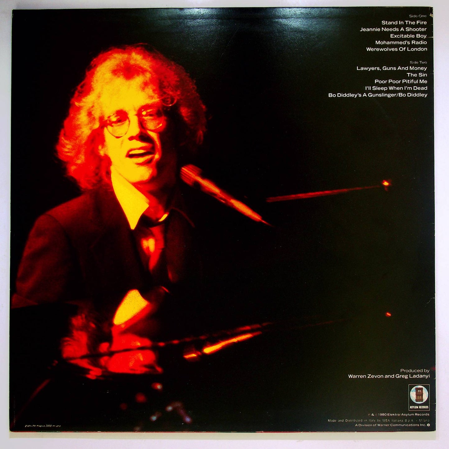 EBOND Warren Zevon - Stand In The Fire Vinile V065091