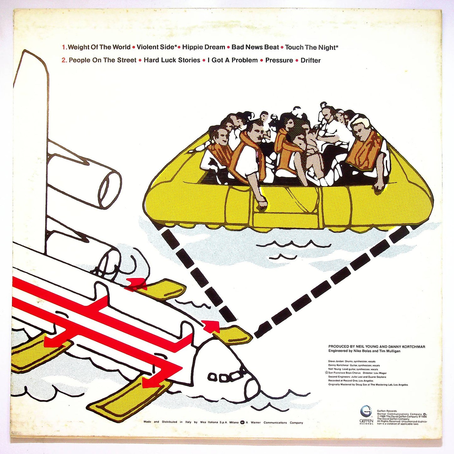 EBOND Neil Young - Landing On Water Vinile V065107