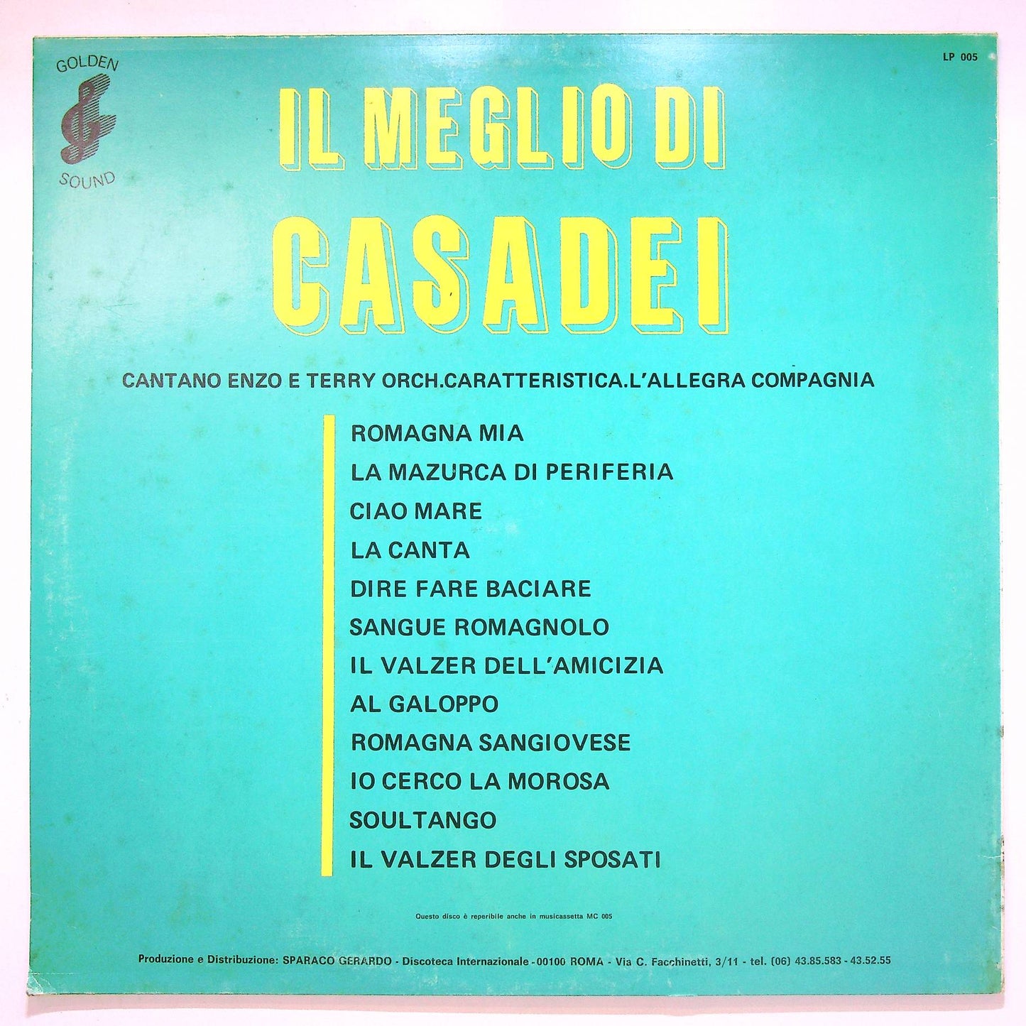 EBOND Enzo & Terry - Il Meglio Di Casadei Vol. 1 Vinile V066004