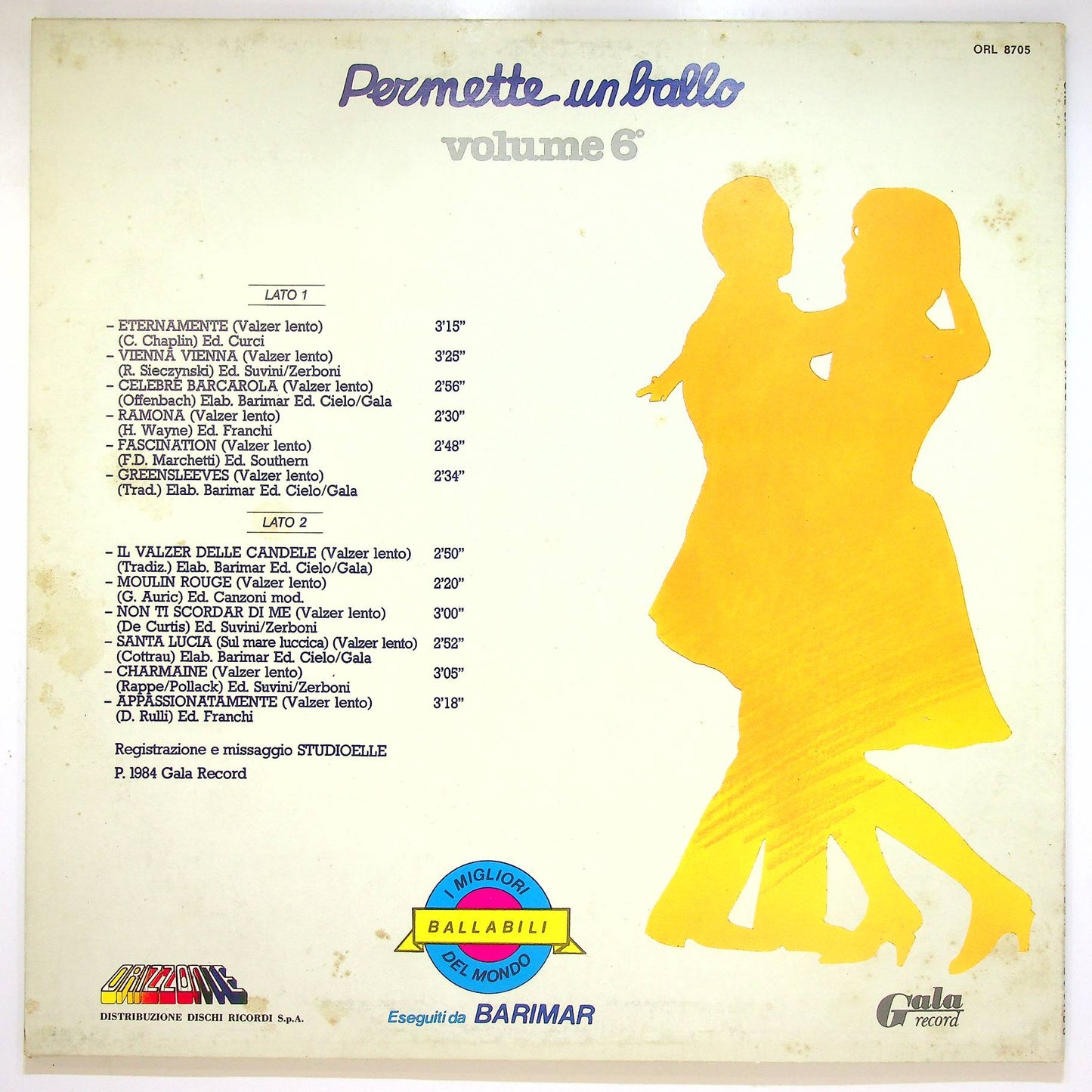EBOND Barimar - Permette Un Ballo Volume 6° Vinile V066079