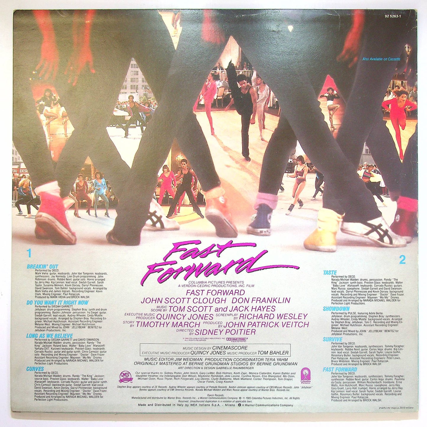 EBOND Various - Fast Forward (Original Soundtrack) Vinile V066083