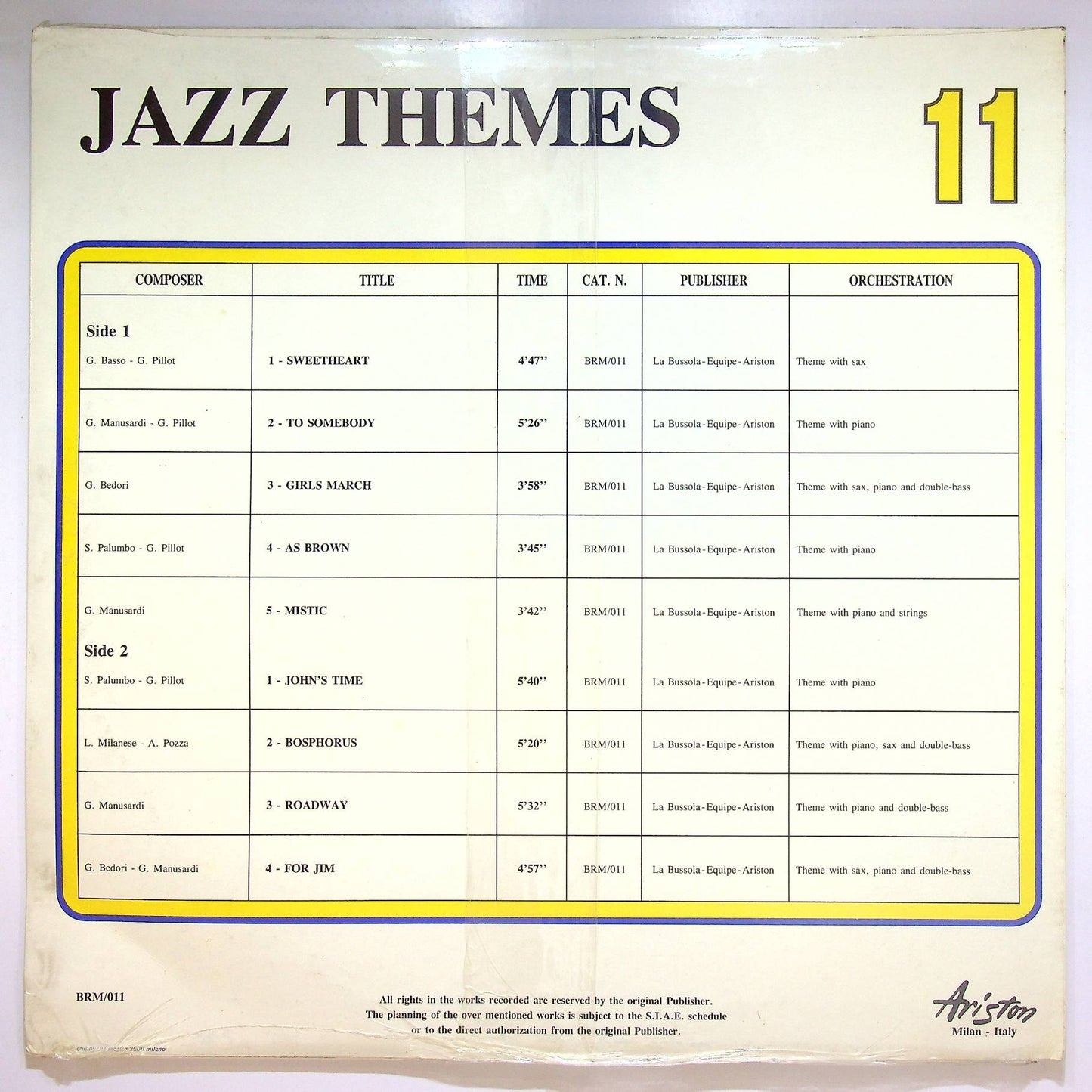 EBOND Various - Jazz Themes Vinile V066095