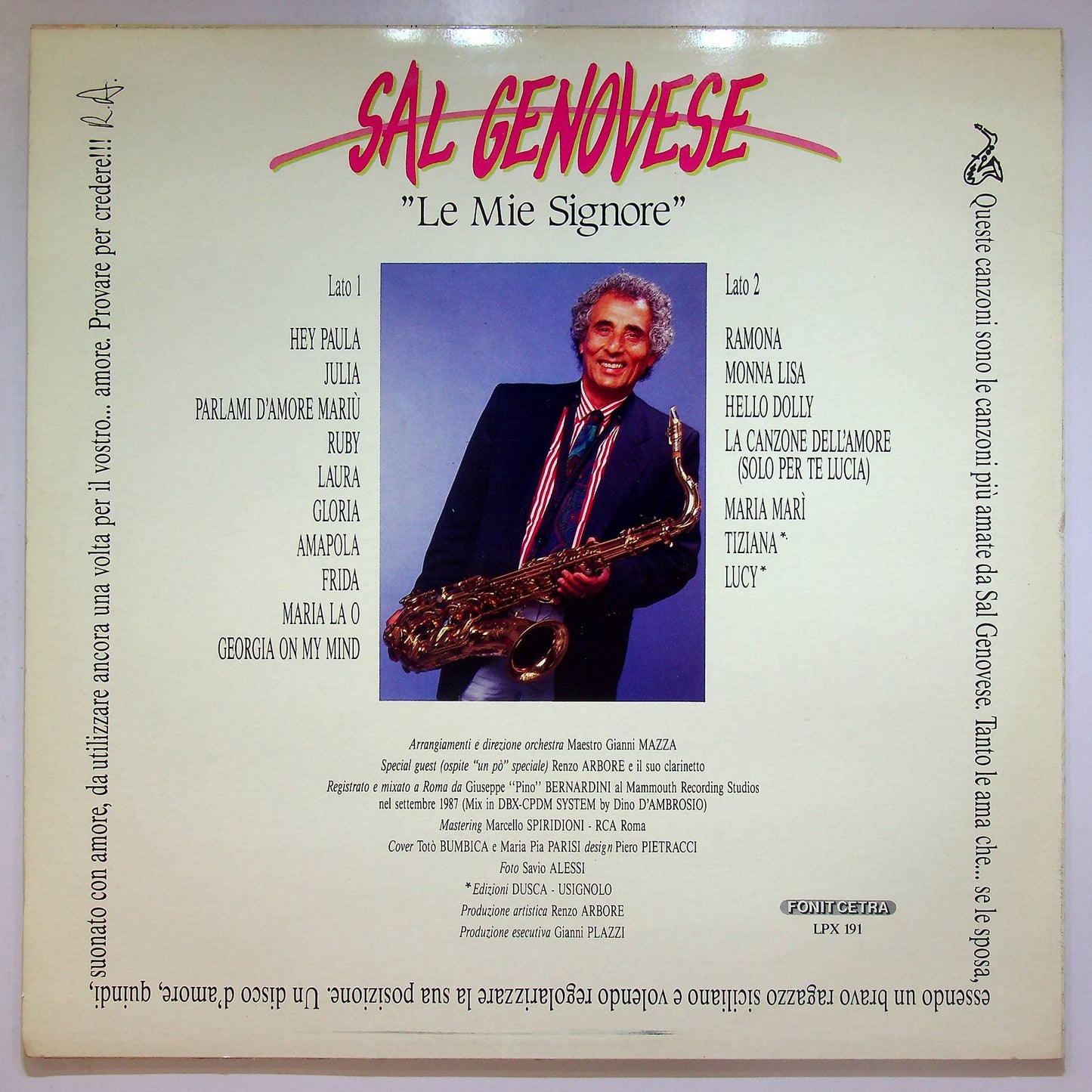 EBOND Sal Genovese - Le Mie Signore Vinile V067004