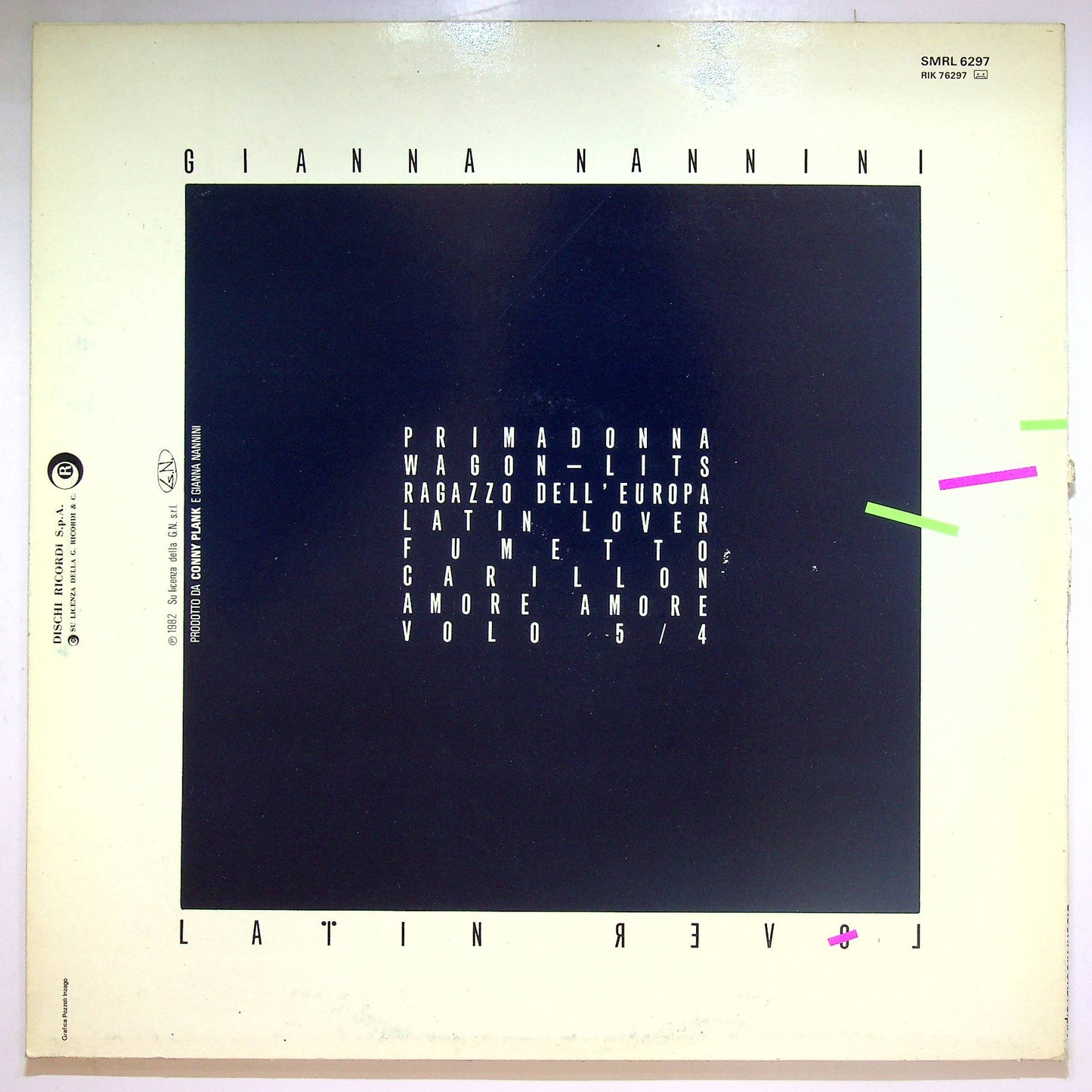 EBOND Gianna Nannini - Latin Lover Vinile V067063