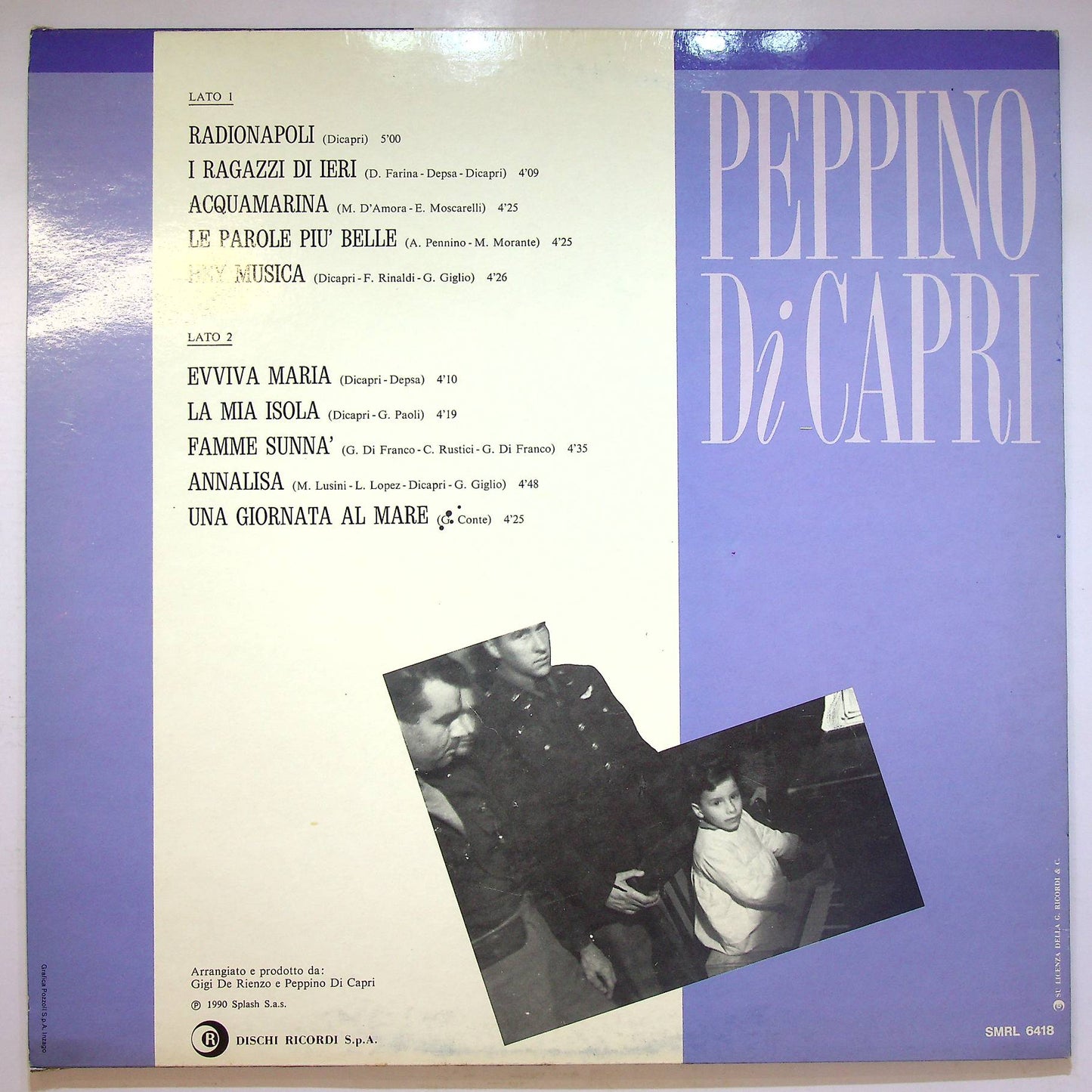 EBOND Peppino Di Capri - I Ragazzi Di Ieri Vinile V067126