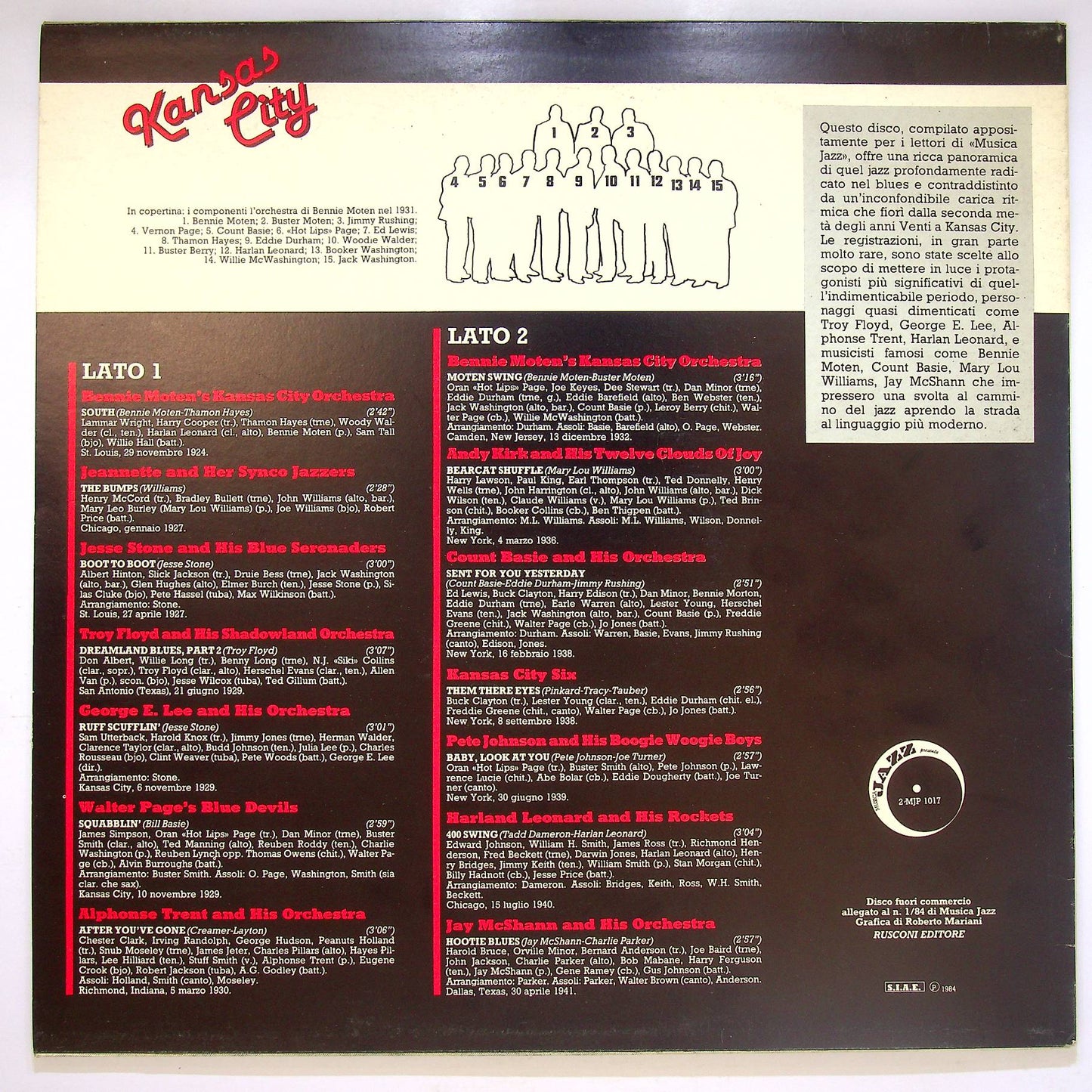 EBOND Various - Kansas City Vinile V068000