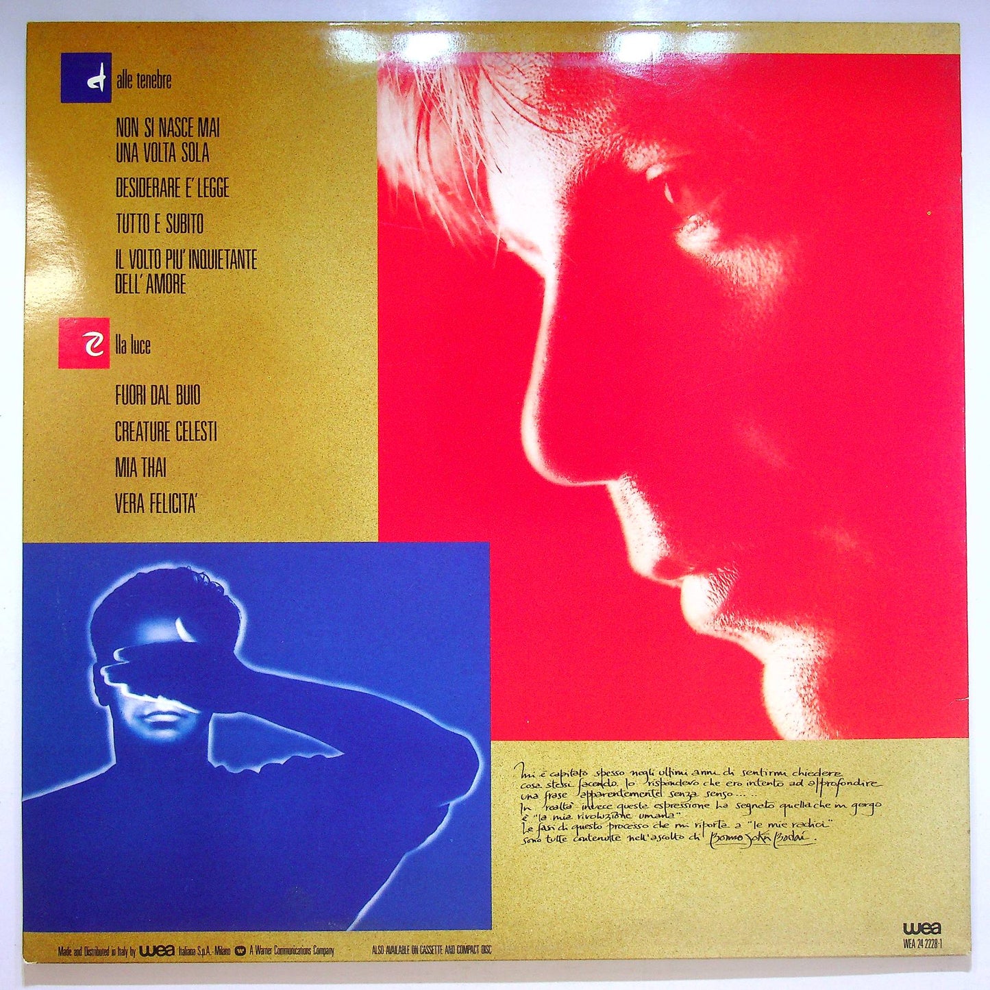 EBOND Alan Sorrenti - Bonno Soku Bodai Vinile V068057