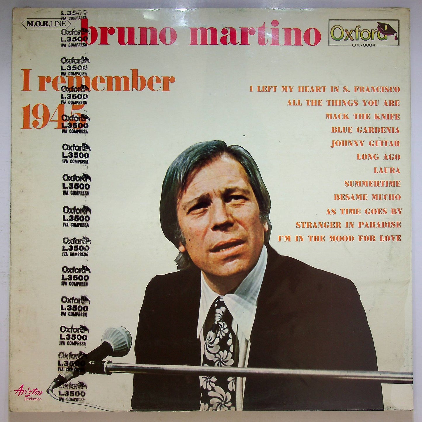 EBOND Bruno Martino - I Remember 1945 Vinile V068113