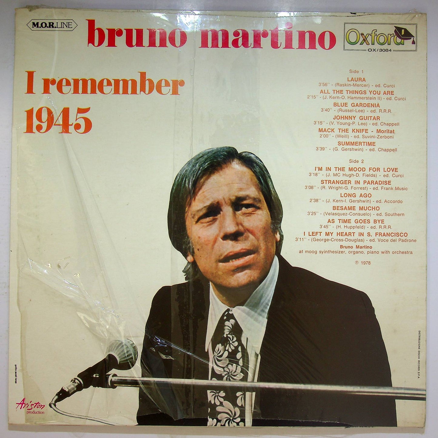 EBOND Bruno Martino - I Remember 1945 Vinile V068113