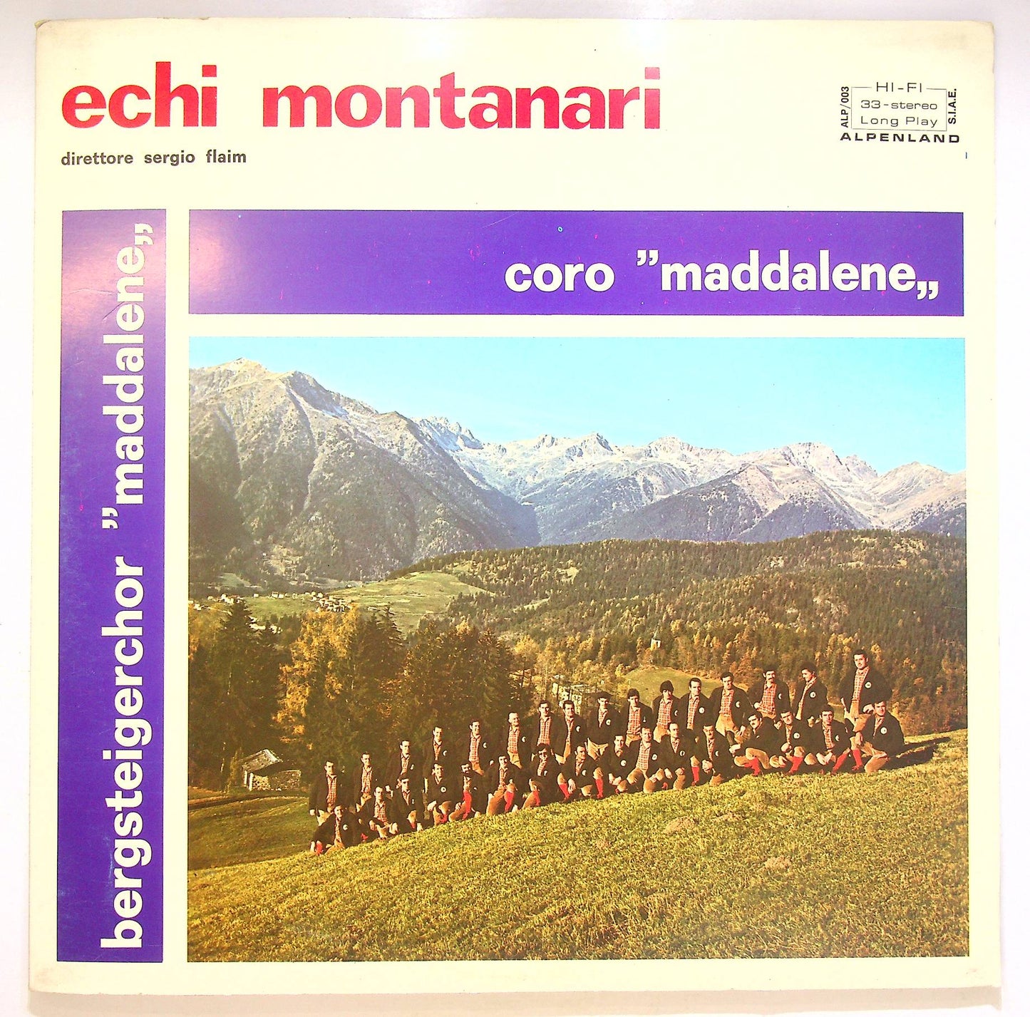 EBOND Coro Maddalene - Echi Montanari Vinile V069005