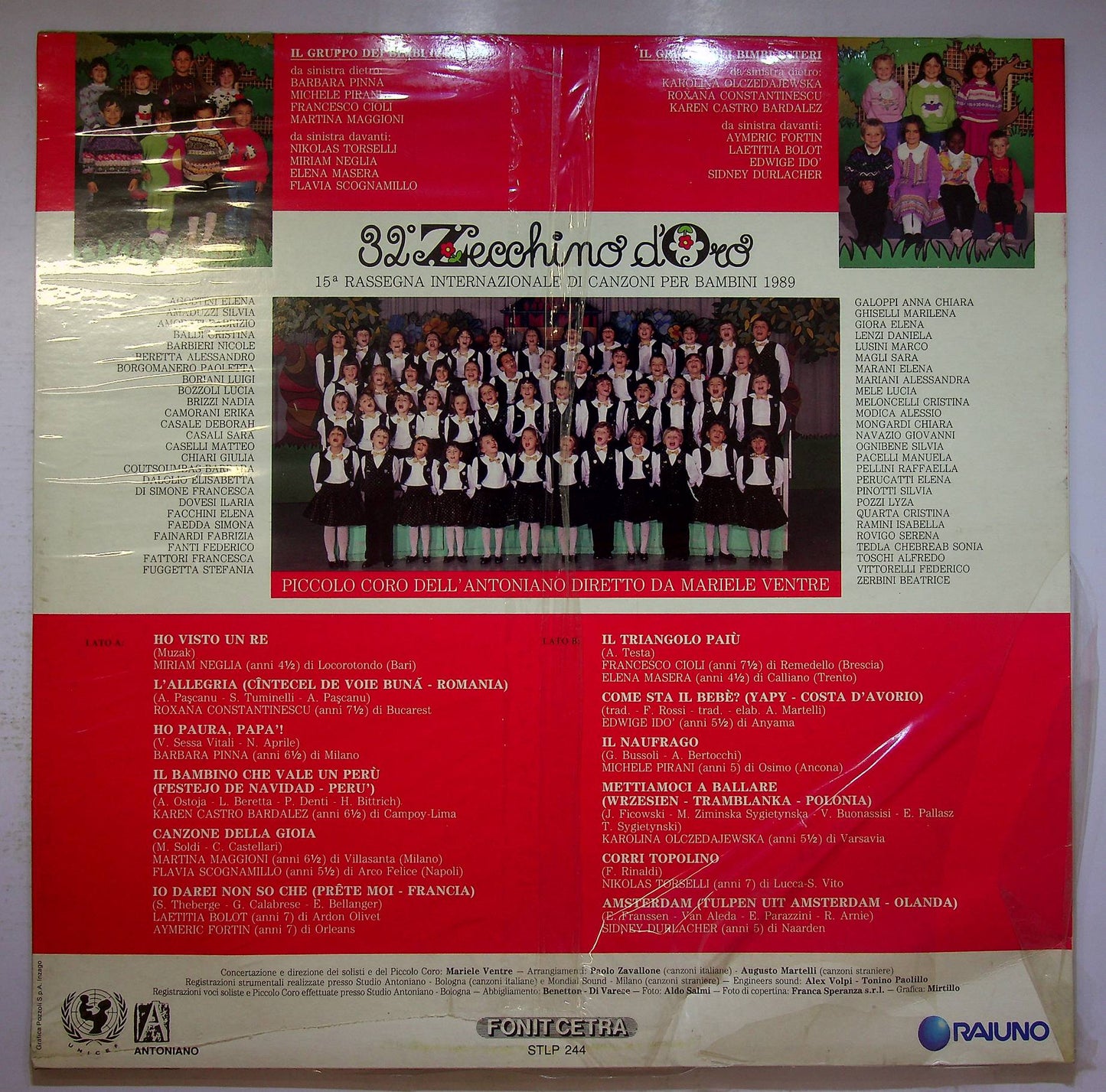 EBOND Piccolo Coro Dell'Antoniano - 32° Zecchino D'Oro Vinile V069054