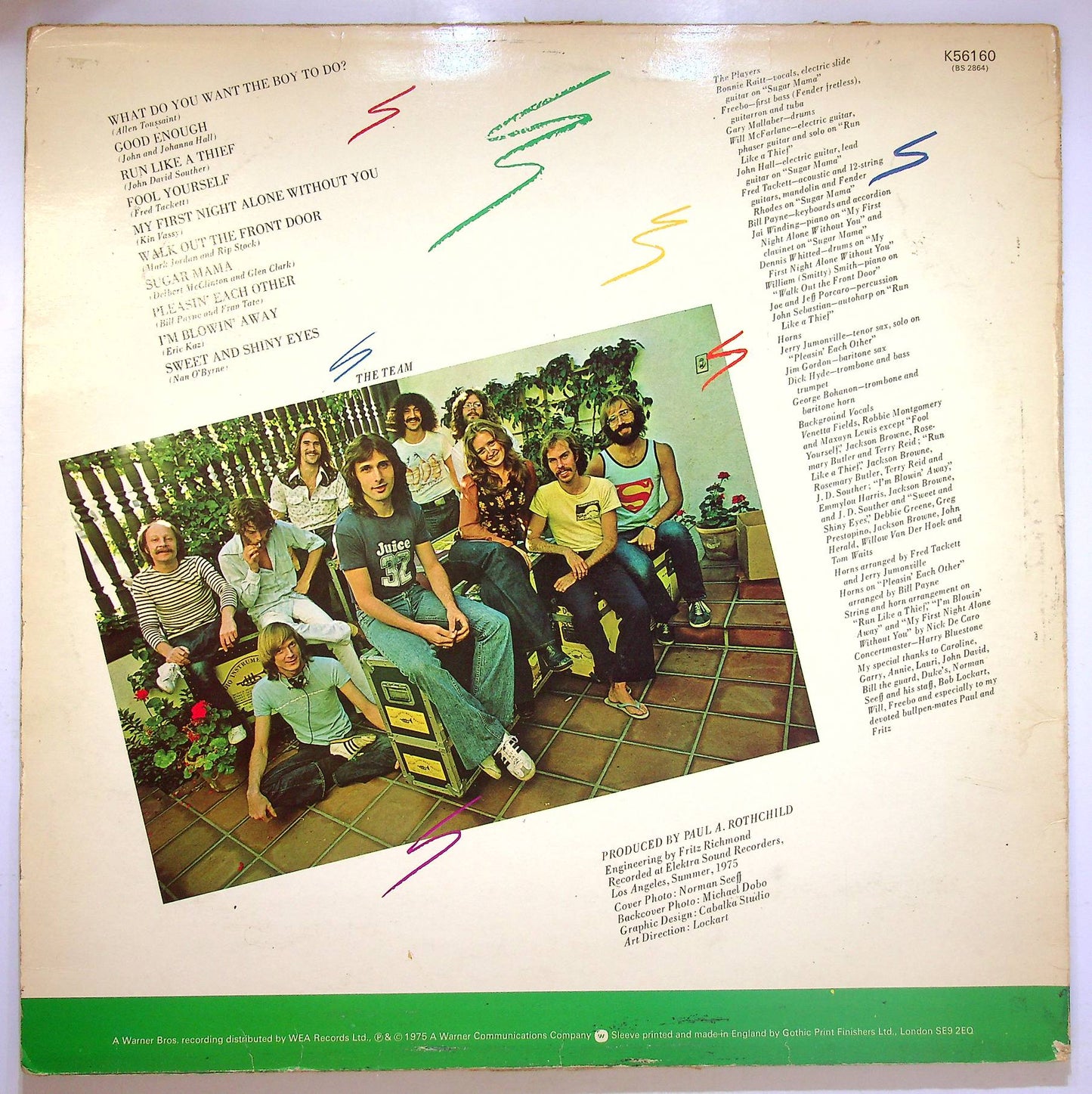 EBOND Bonnie Raitt - Home Plate Vinile V070030