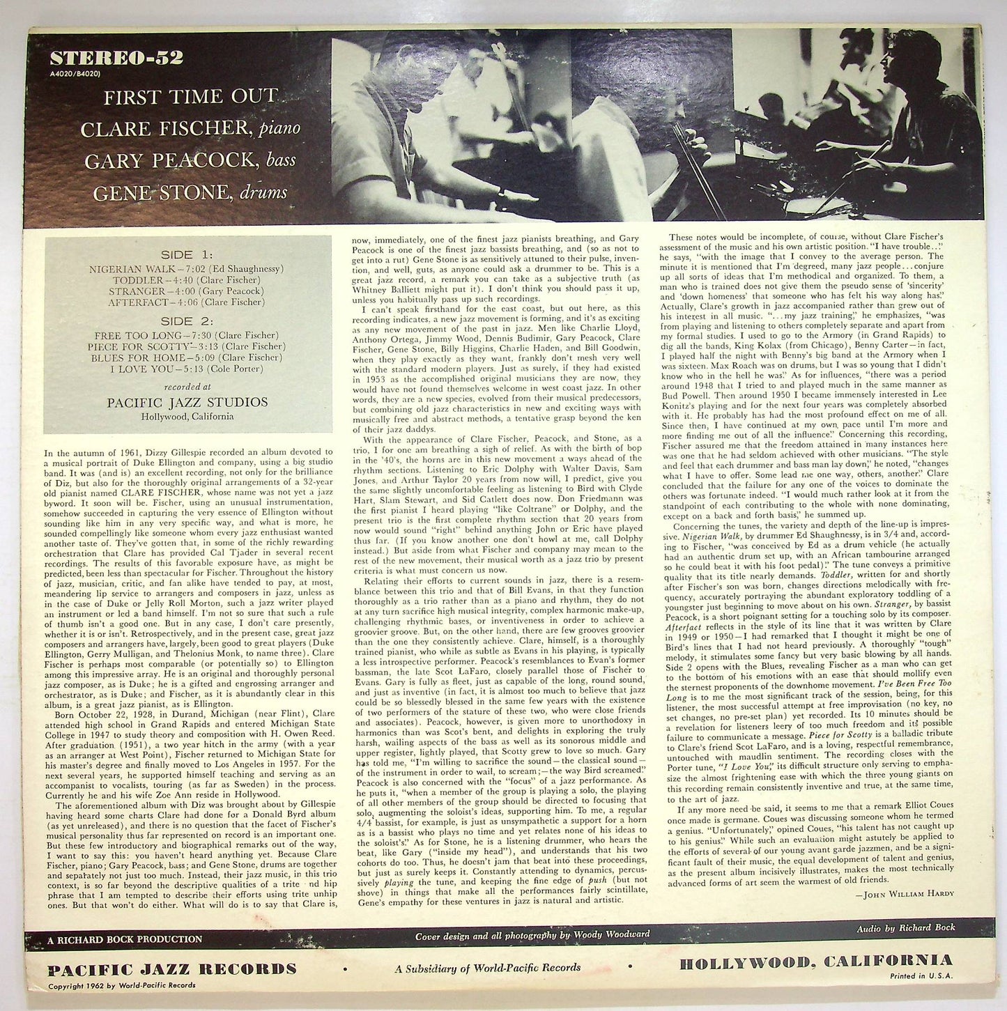 EBOND Clare Fischer - First Time Out Vinile V071042