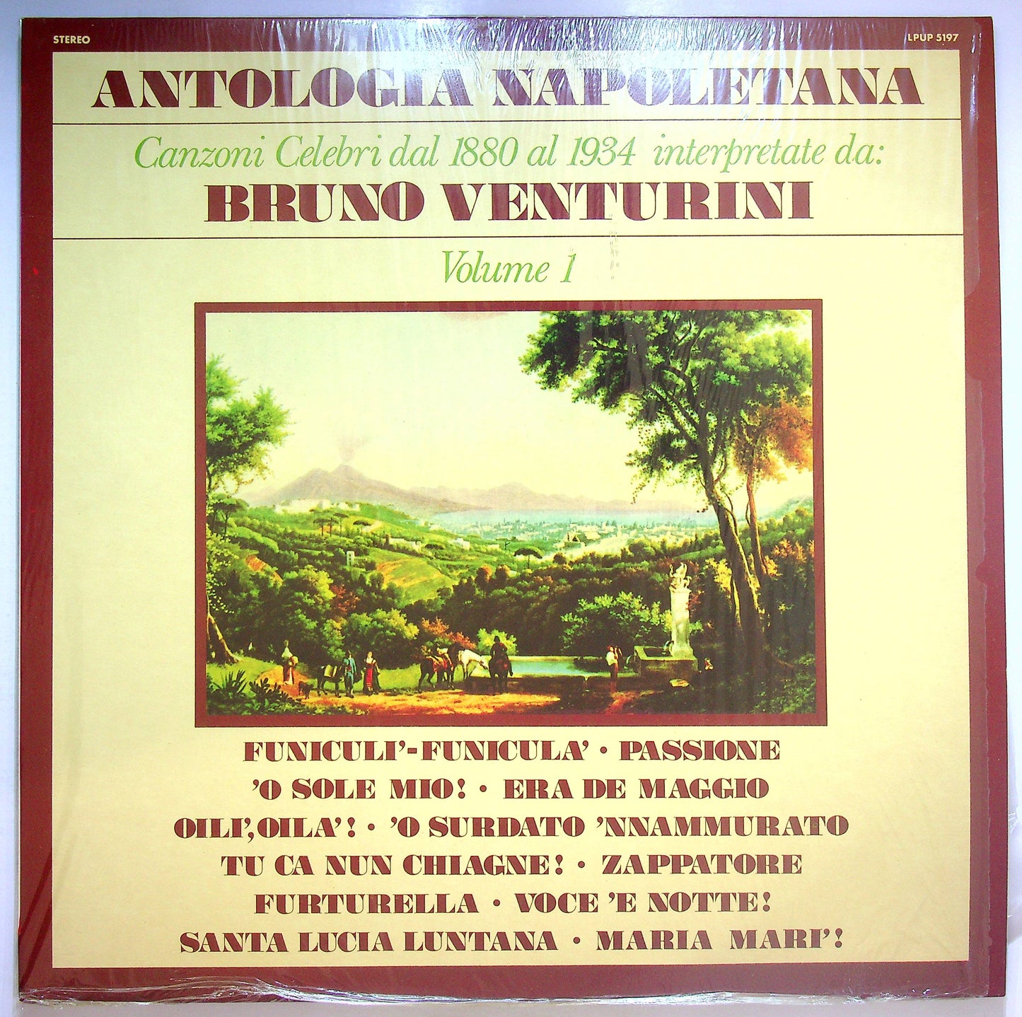 EBOND Bruno Venturini - Antologia Napoletana Volume 1 Vinile V071120