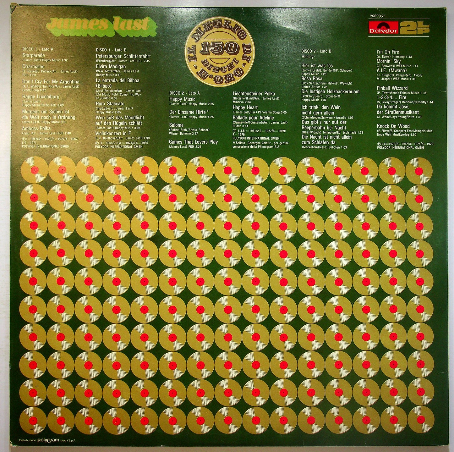 EBOND James Last - Il Meglio Di 150 Dischi D'Oro Vinile V072077