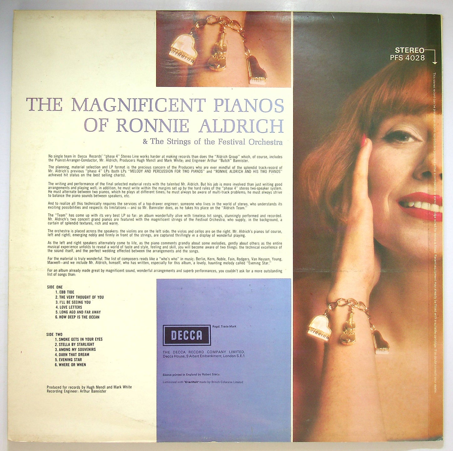 EBOND The Magnificent Pianos Of Ronnie Aldrich Vinile V072102