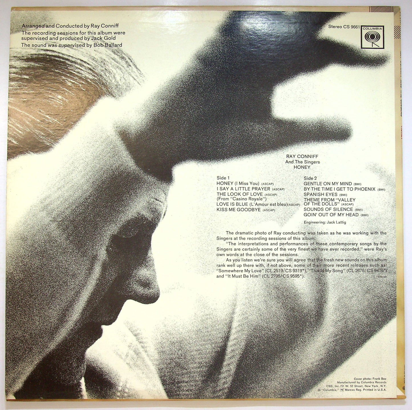 EBOND Ray Conniff And The Singers - Honey Vinile V072133