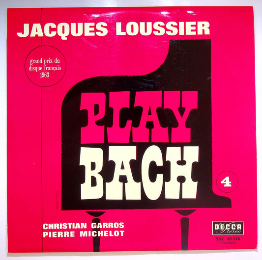 EBOND Jacques Loussier - Christian - Michelot - Play Bach N° 4 Vinile V072143