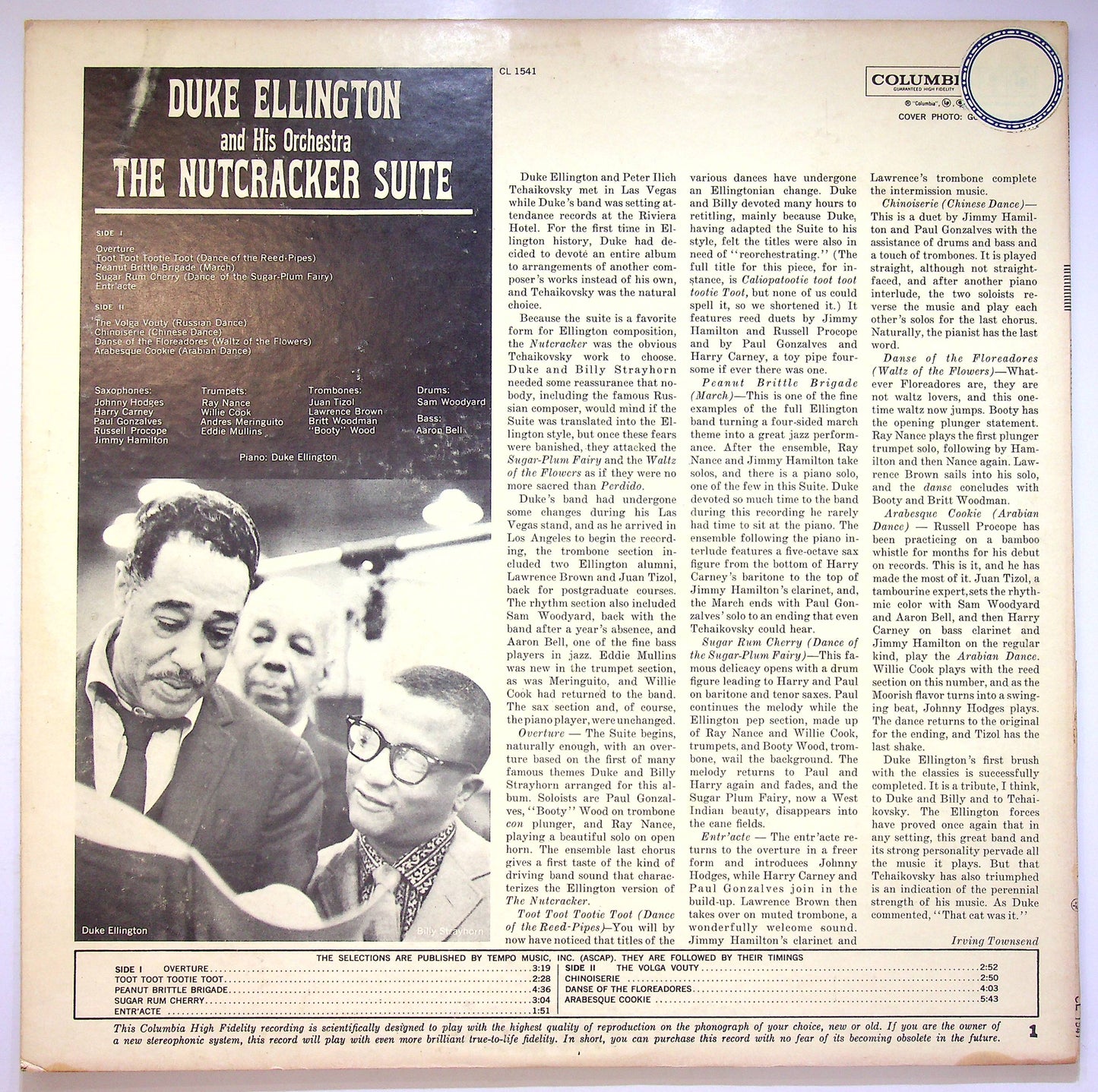 EBOND Duke Ellington e la sua orchestra - The Nutcracker Suite Vinile V073002