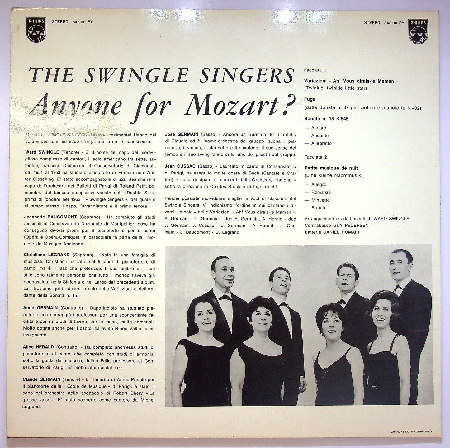 EBOND The Swingle Singers - Anyone For Mozart? Vinile V073004