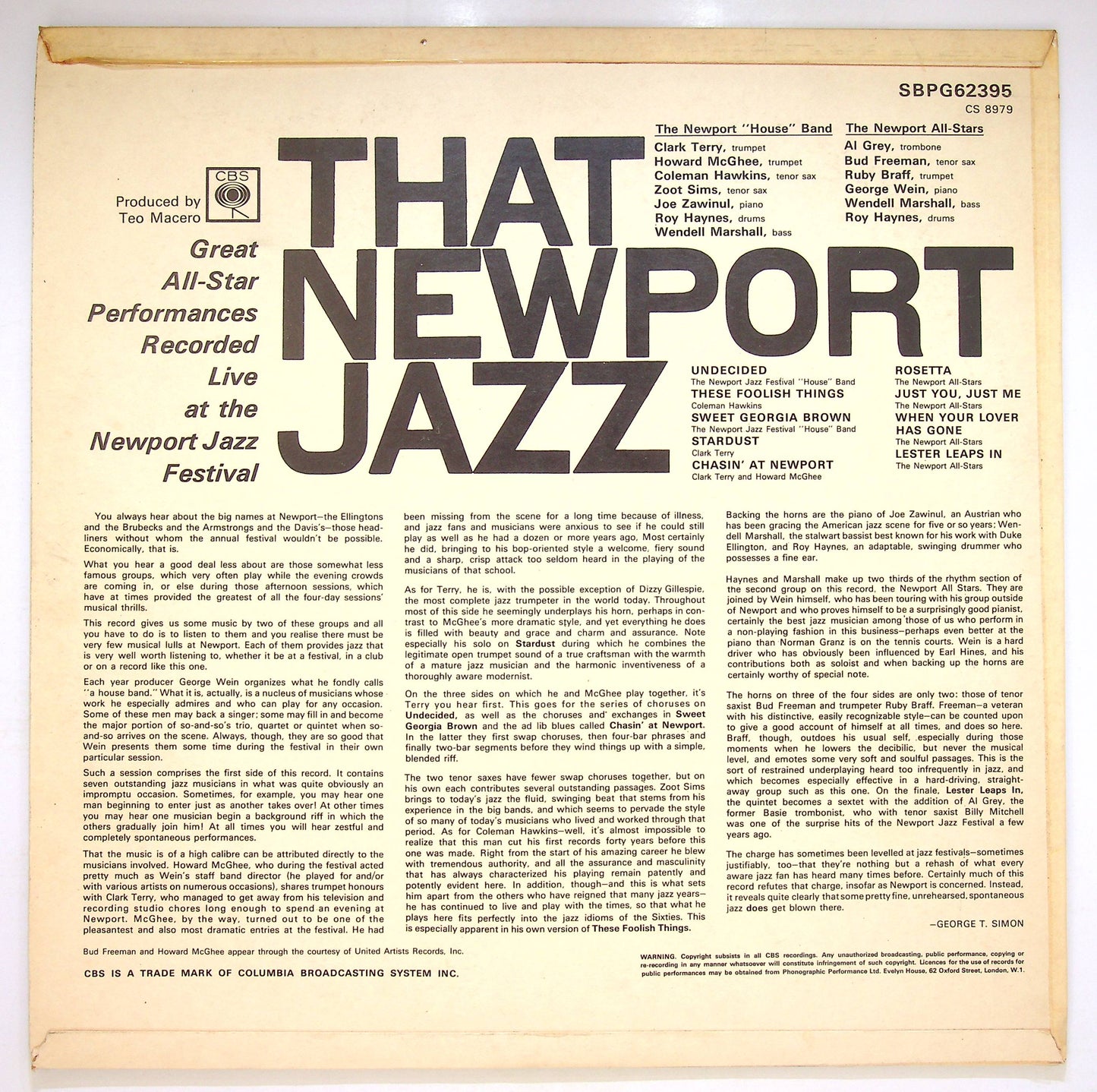 EBOND Various - That Newport Jazz Vinile V073010