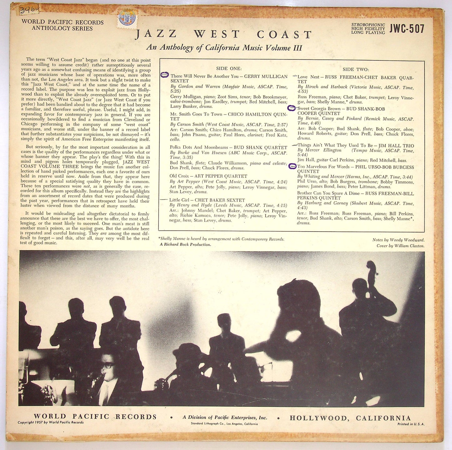 EBOND Various - Jazz West Coast Vol. 3 Vinile V073014