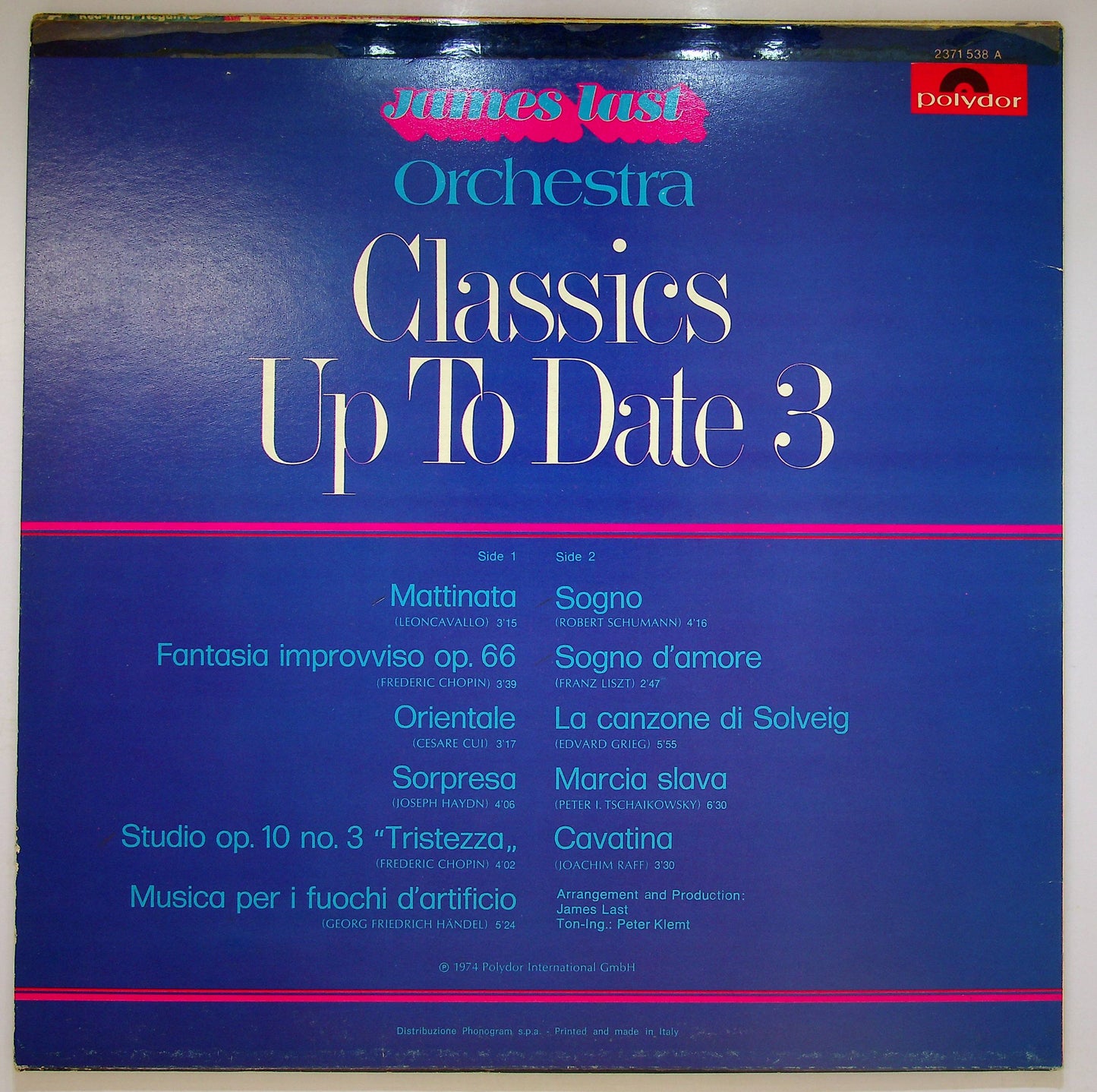 EBOND James Last Orchestra - Classics Up To Date 3 Vinile V073015