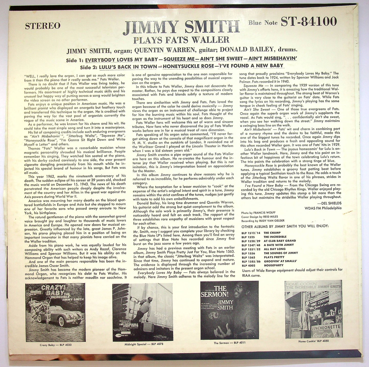 EBOND Jimmy Smith - Plays Fats Waller Vinile V073044