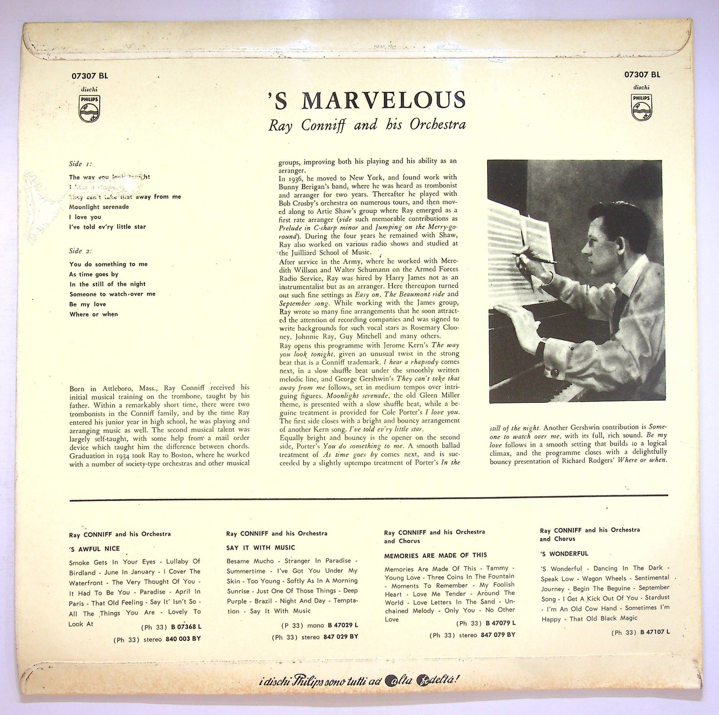 EBOND Ray Conniff And His Orchestra - 'S Marvelous Vinile V073104