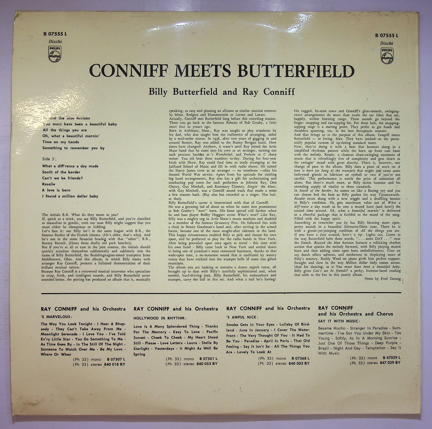 EBOND Ray Conniff Meets Billy Butterfield Vinile V073108