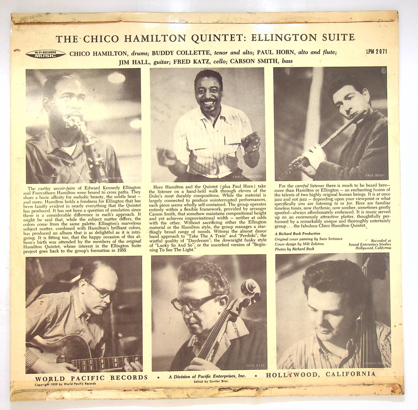 EBOND Chico Hamilton Quintet - Ellington Suite Vinile V073140