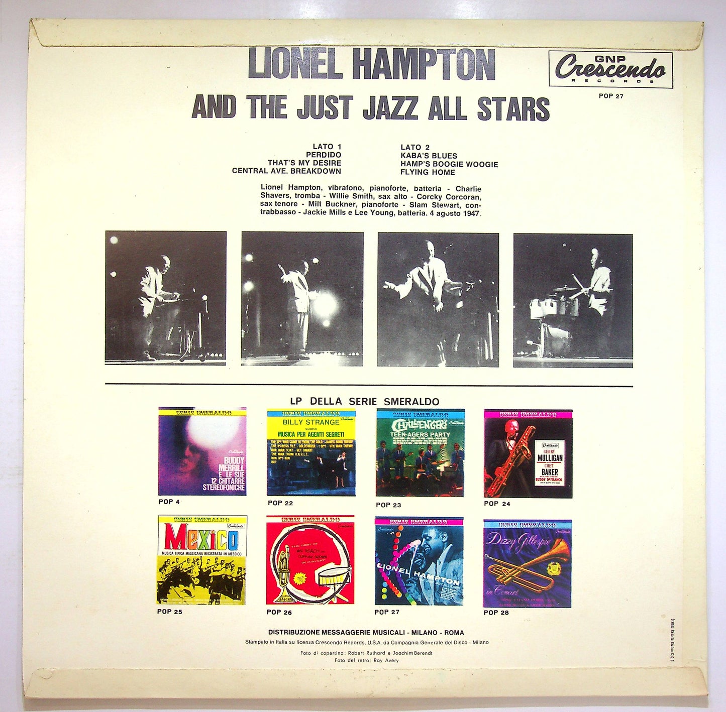 EBOND Lionel Hampton And The Just Jazz All Stars Vinile V073146