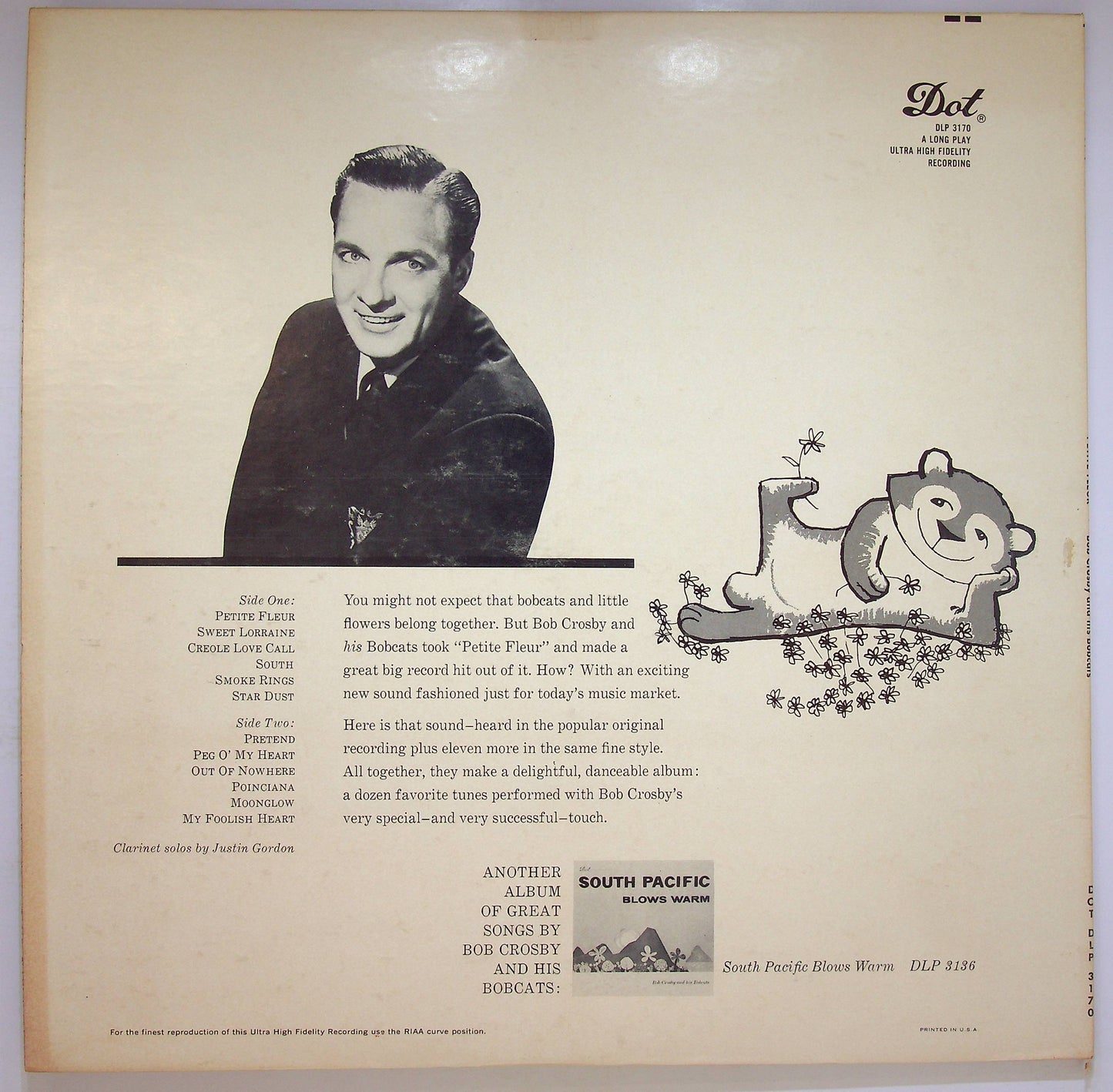 EBOND Bob Crosby And His Bobcats - Petite Fleur Vinile V074004