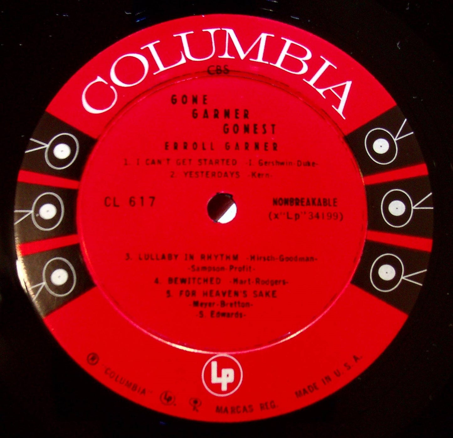 EBOND Erroll Garner - Gone-Garner-Gonest (sigla CBS) Vinile V074026