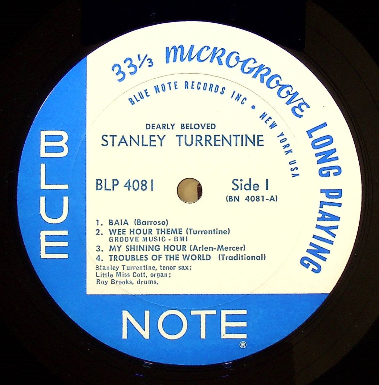 EBOND Stanley Turrentine - Dearly Beloved - (RVG, Playlite P) Vinile V074033