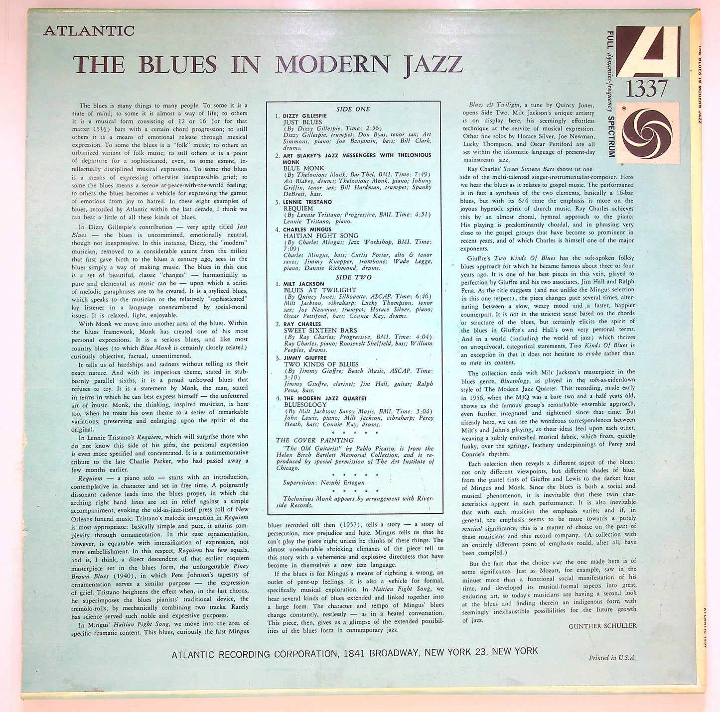 EBOND Various - The Blues In Modern Jazz Vinile V074037