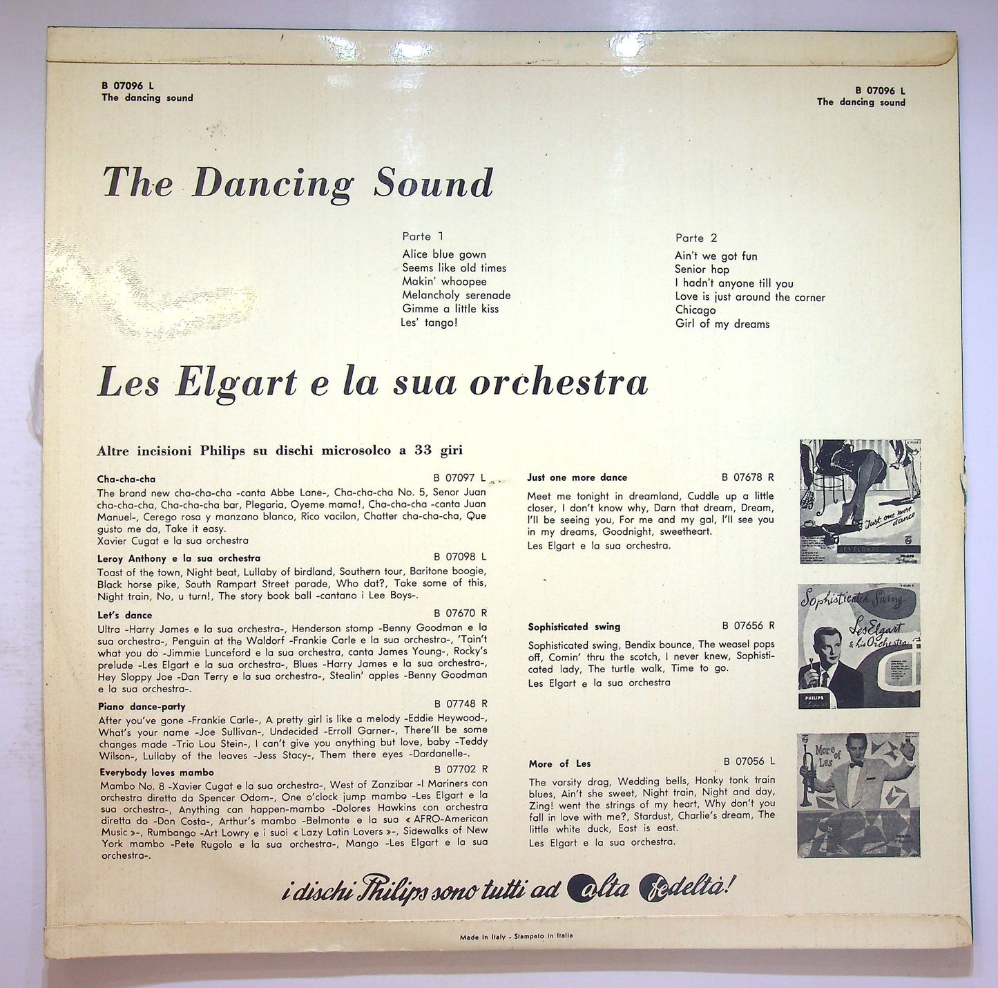 EBOND Les Elgart And His Orchestra - The Dancing Sound Vinile V074067
