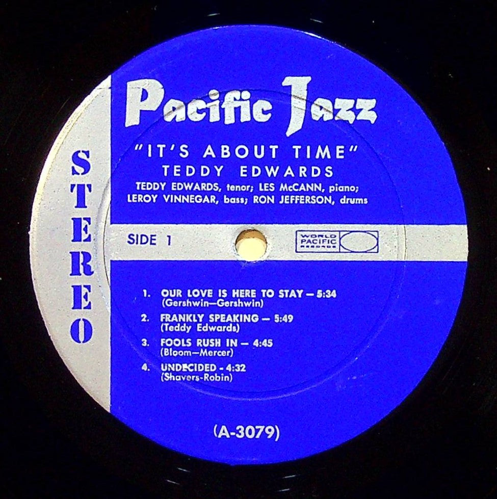 EBOND Teddy Edwards With Les McCann Ltd. - It's About Time Vinile V074081