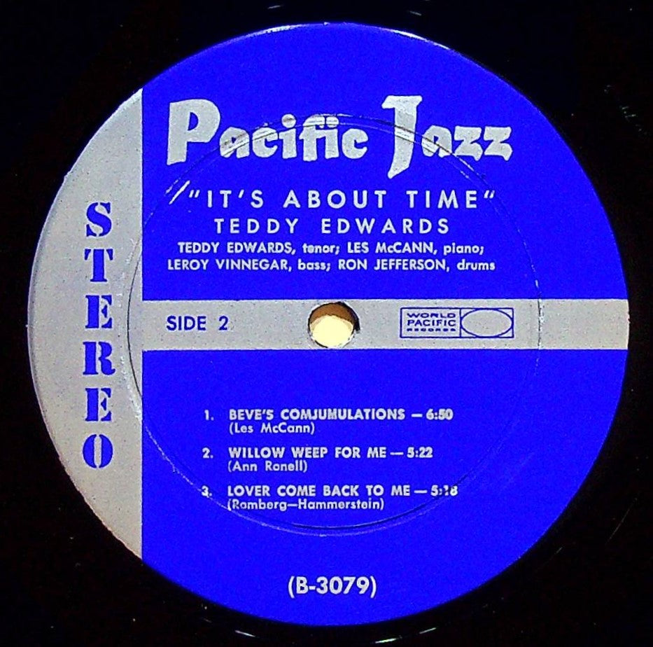 EBOND Teddy Edwards With Les McCann Ltd. - It's About Time Vinile V074081