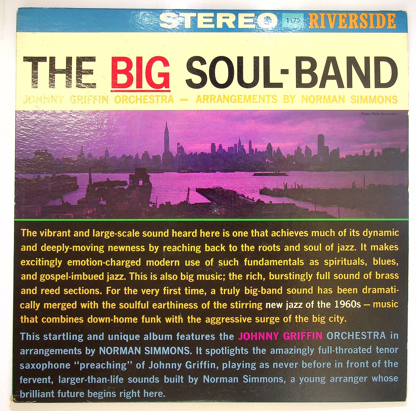 EBOND Johnny Griffin Orchestra - The Big Soul-Band Vinile V075009