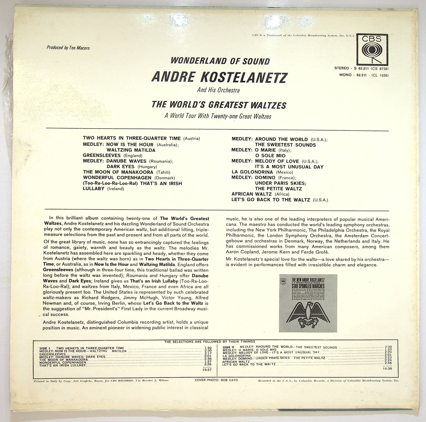 EBOND Wonderland Of Sound - The World's Greatest Waltzes Vinile V075076