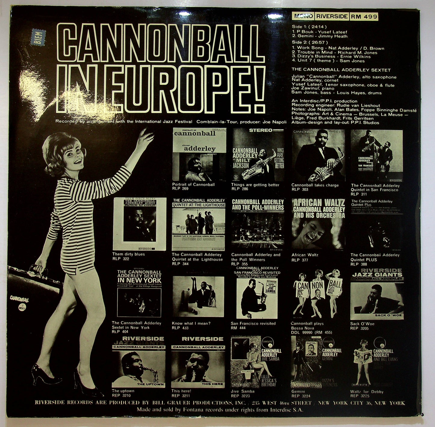 EBOND The Cannonball Adderley Sextet - Cannonball In Europe! Vinile V076069